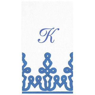 Personalization by Caspari Personalized Single Initial Passementerie Guest Towel Napkins PG_INITIAL_PASS_PL_GUEST