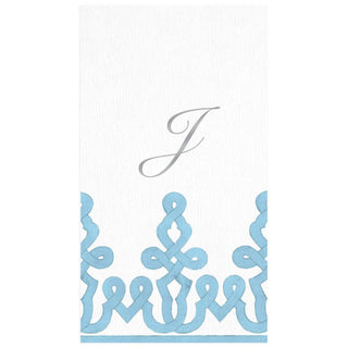 Personalization by Caspari Personalized Single Initial Passementerie Guest Towel Napkins PG_INITIAL_PASS_PL_GUEST