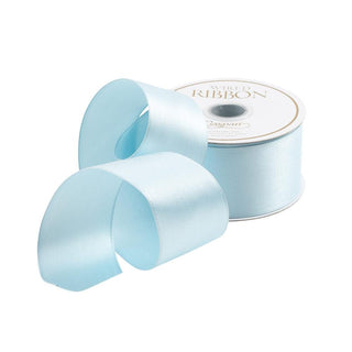 Caspari Solid Light Blue Wired Ribbon - 10 Yard Spool R769