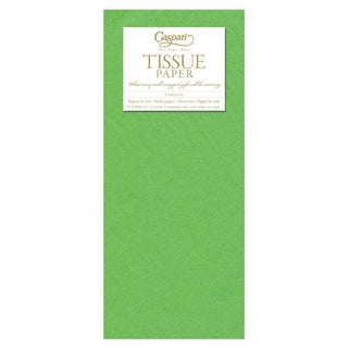 Caspari Solid Tissue Paper in Apple - 8 Sheets Included TIS002