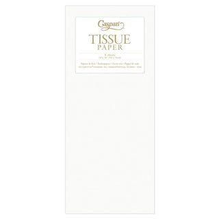 Caspari Solid Tissue Paper in Ivory - 8 Sheets Included TIS004